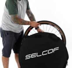 Selcof Padded Double Wheel And Tyre Bag -Best Bike Shop BASEPDWTB P5
