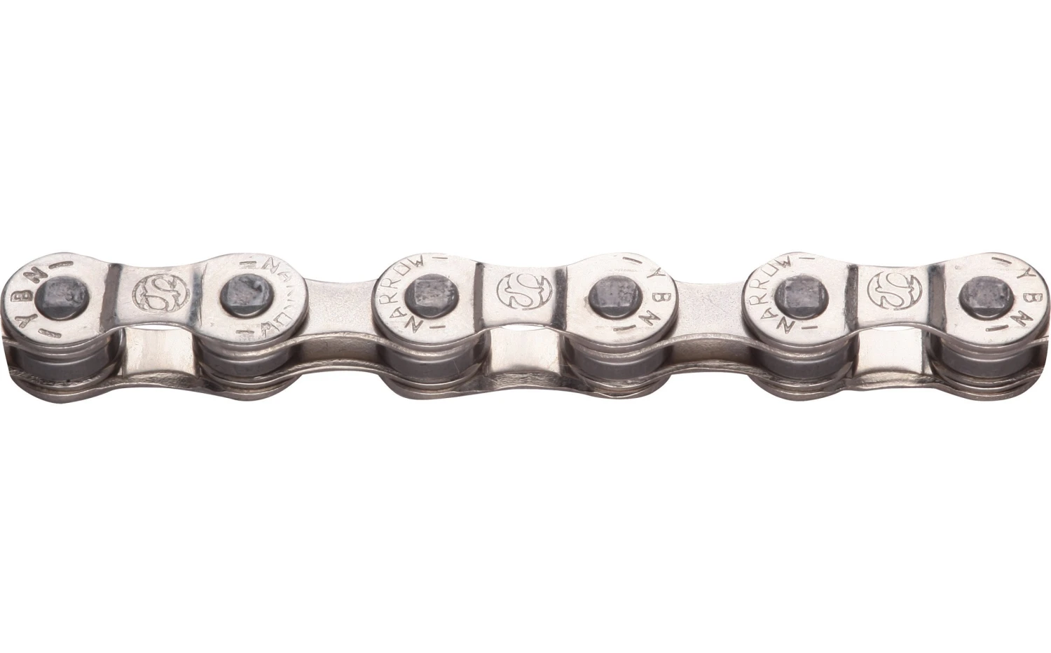 Jobsworth YBN S8 / 8 Speed / 1/2" X 3/32" Chrome Plated Chain 1 Jobsworth YBN S8 / 8 Speed / 1/2" X 3/32" Chrome Plated Chain