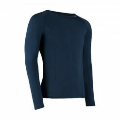 Carnac Long Sleeve Merino Base Layer -Best Bike Shop CLCAMBL2 NAV P2