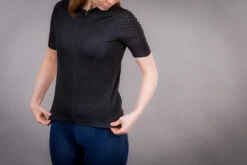 Carnac Women's Short Sleeve Jersey / Black -Best Bike Shop CLCAWSSJBLK P10