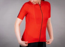 Carnac Women's Short Sleeve Jersey / Red -Best Bike Shop CLCAWSSJRED P10