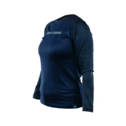 On-One Raglan Long Sleeve Trail Jersey Women’s Navy -Best Bike Shop CLOORLSTJWN P3 01