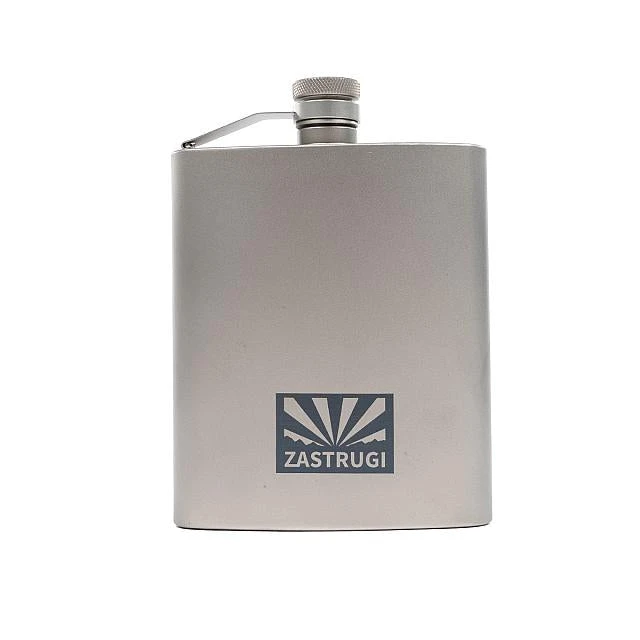 Zastrugi Titanium 200ml Hip Flask 2 Zastrugi Titanium 200ml Hip Flask - Image 2