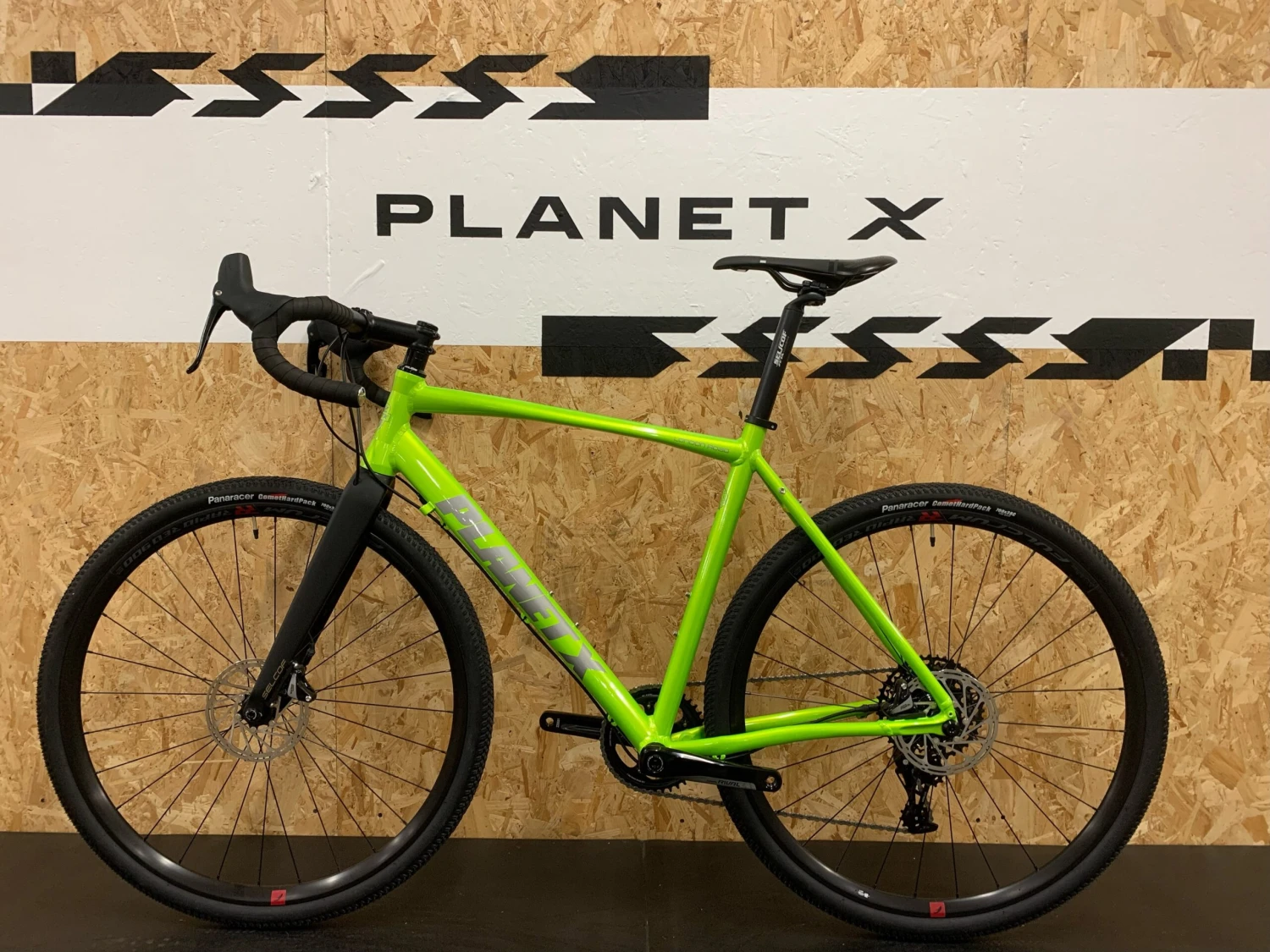 Planet X London Road Gravel Edition SRAM Rival 1 Bike - Large - Zesty Lime 4 Planet X London Road Gravel Edition SRAM Rival 1 Bike - Large - Zesty Lime - Image 4
