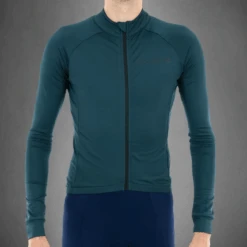 Carnac Men's Long Sleeve Cycling Jersey -Best Bike Shop Long sleave jersey green Model