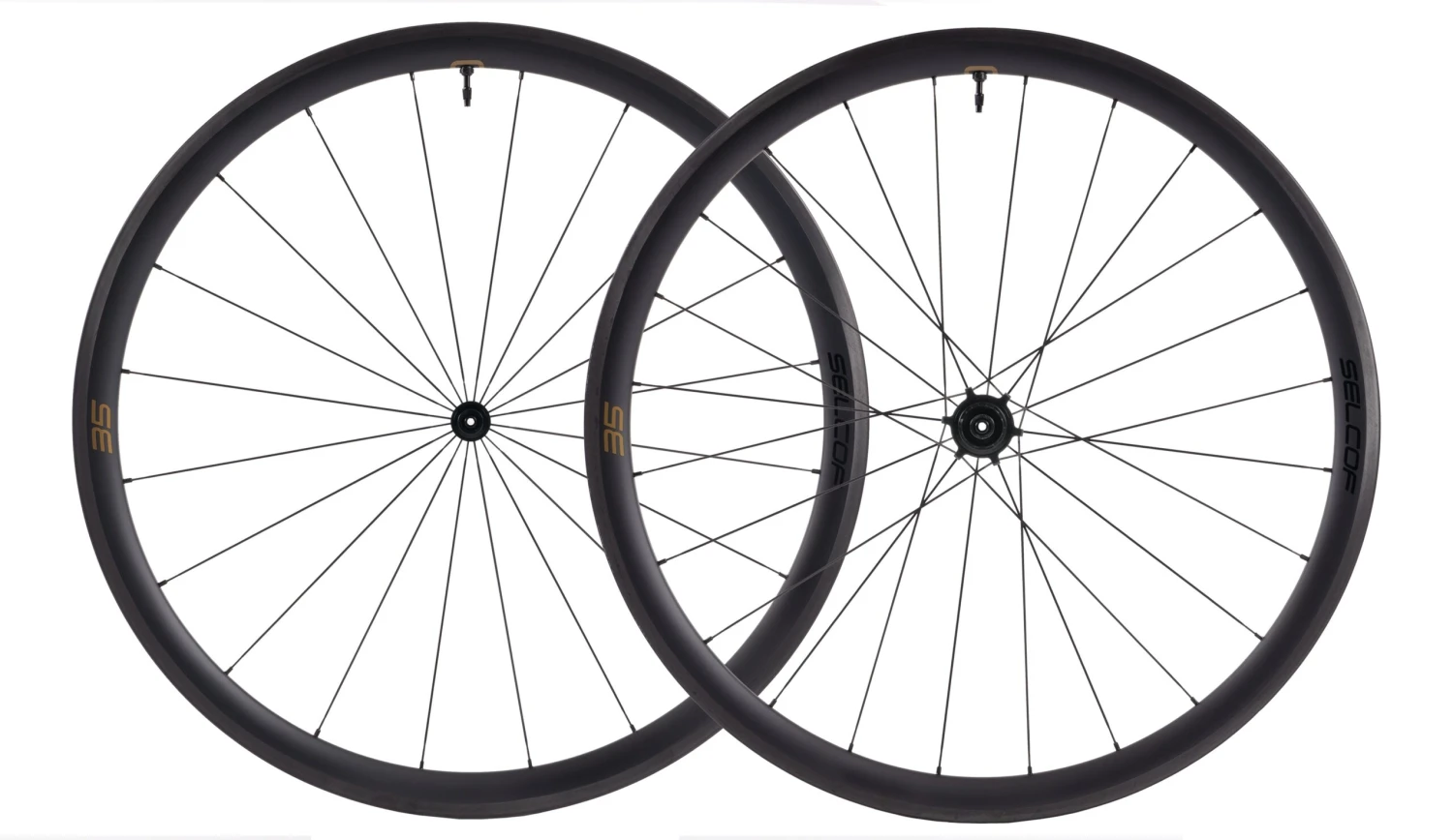 Selcof 35 Carbon Rim Brake Wheels 1 Selcof 35 Carbon Rim Brake Wheels